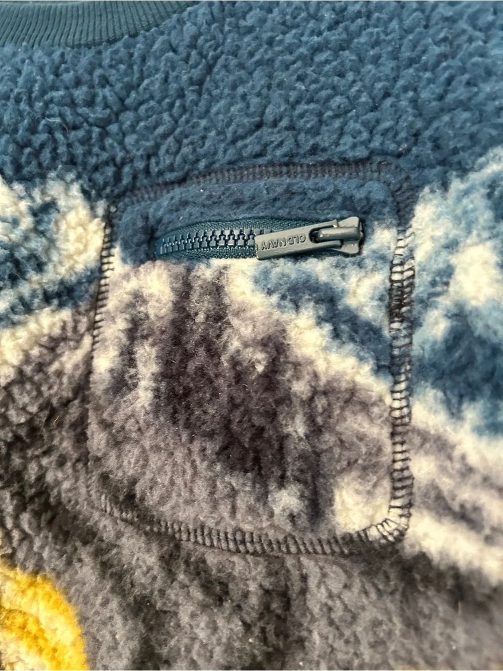 Old Navy Toddler Blue Mountain Sherpa Sweater